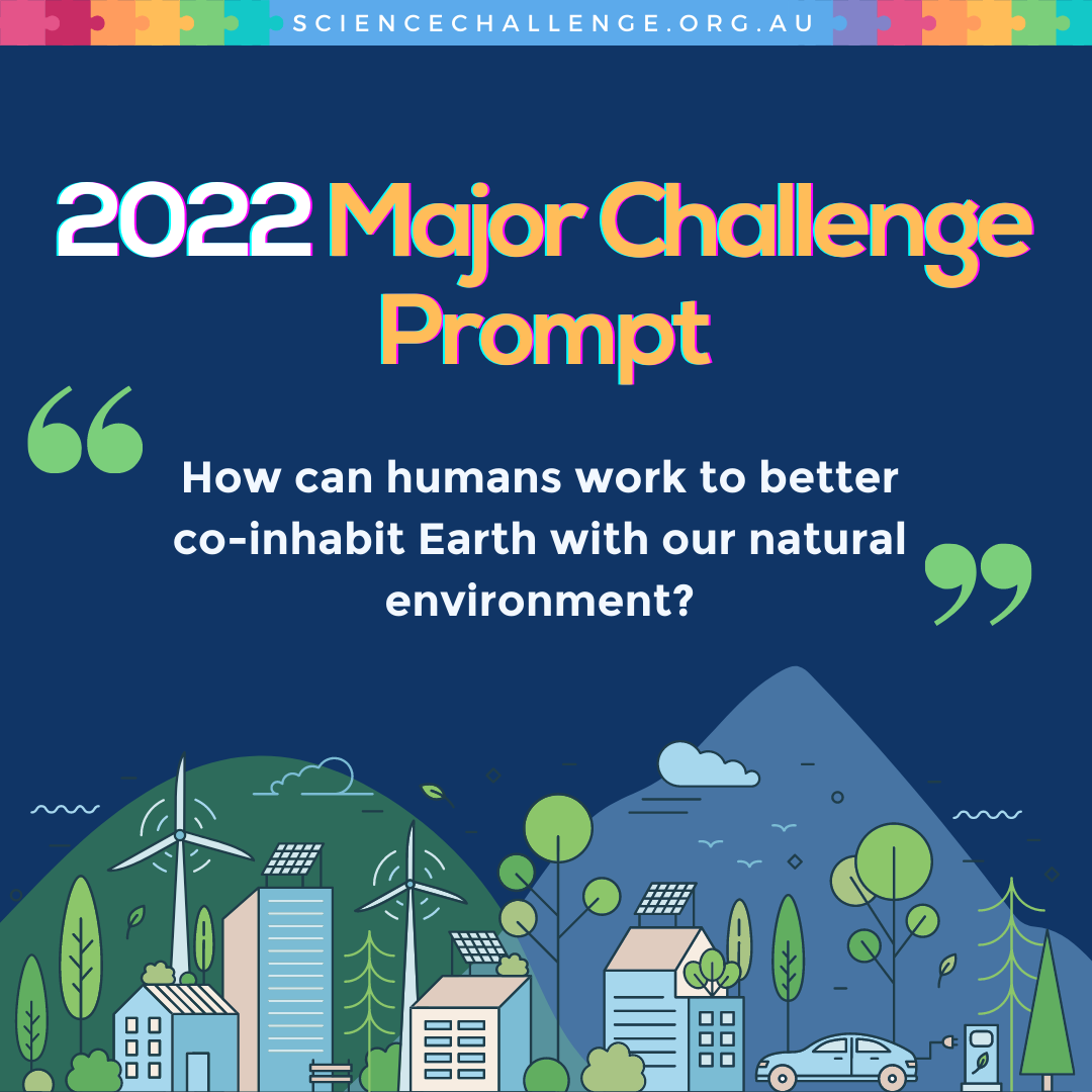 Major Challenge prompt: "How can humans work to better co-inhabit Earth with our natural environment?